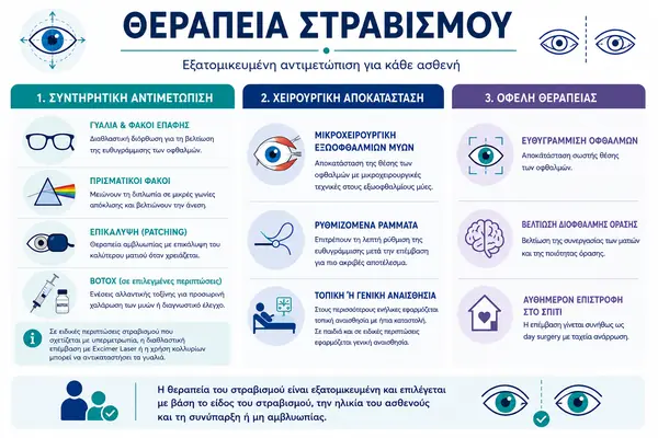 Στραβισμός: θεραπεία